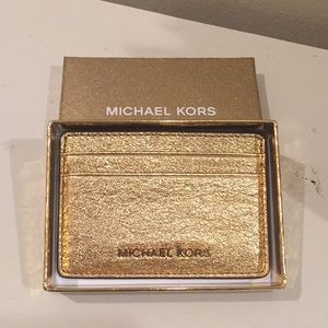 Michael Kors leather card holder
